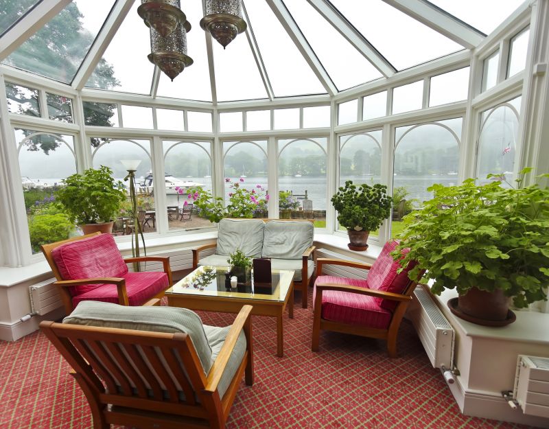 Sunroom Overlooking Landscape